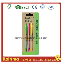 Cheap Paper Ballpoint Pen for School and Office Supply